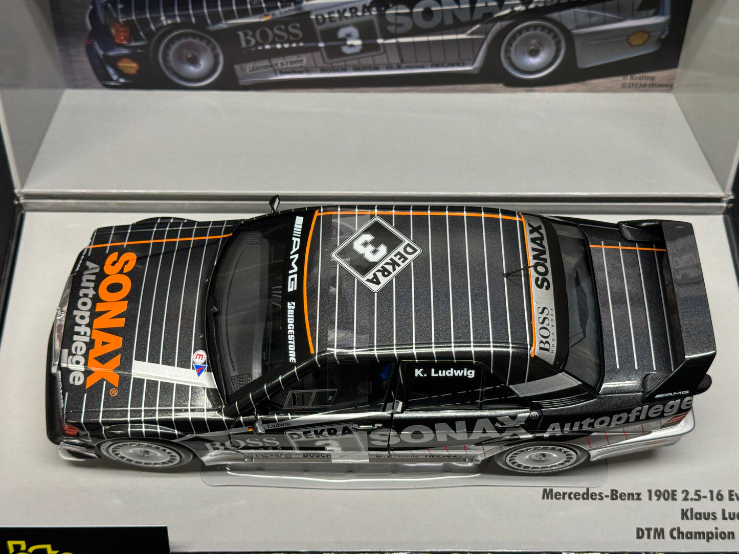 Mercedes-Benz 190E 2.5-16 Evo II #3 DTM Champion 1992 Klaus Ludwig 1:18 WERK83