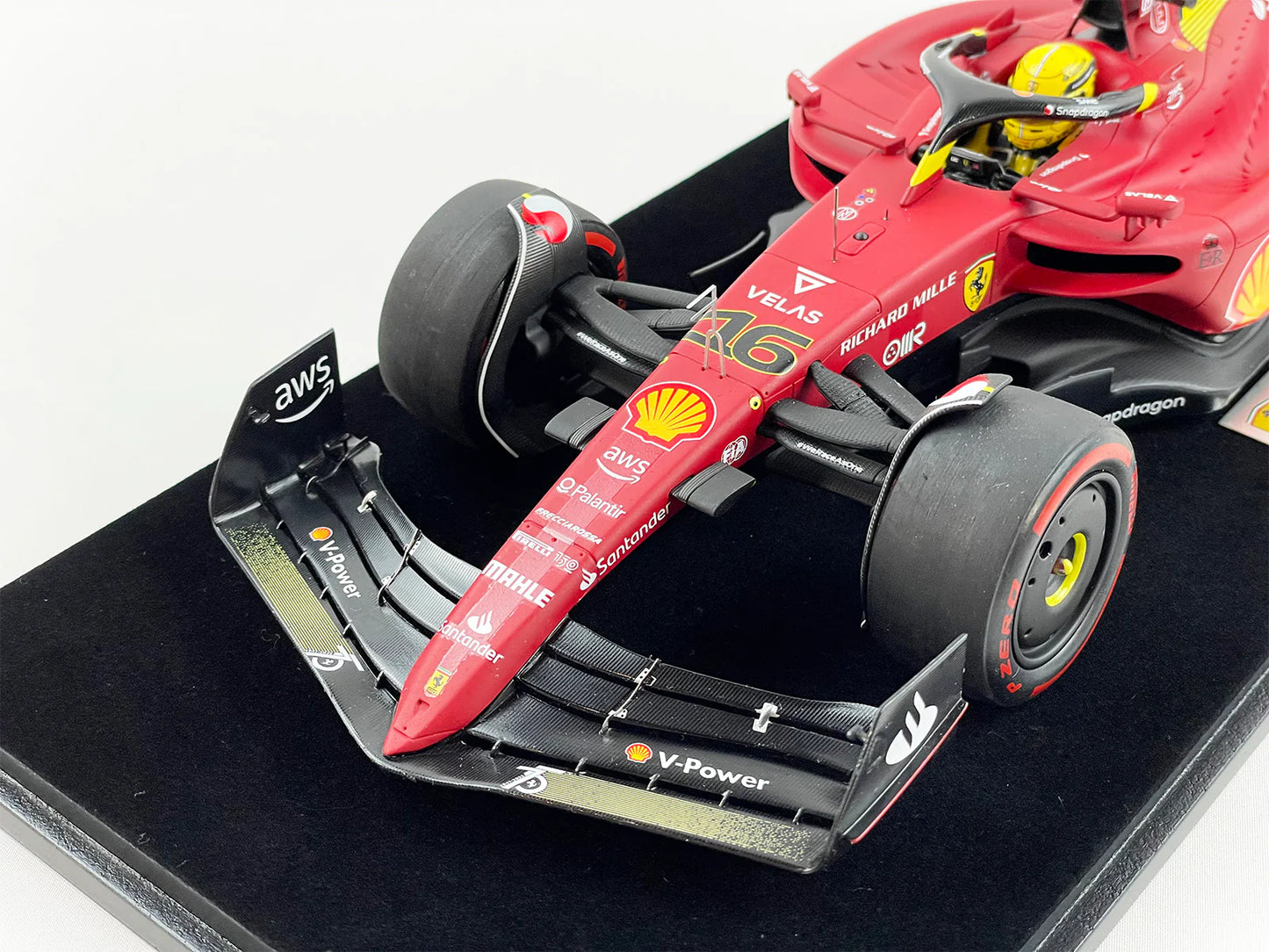 Ferrari F1-75 Charles Leclerc Italian GP 2nd 2022 1/18 Scale Model by Looksmart