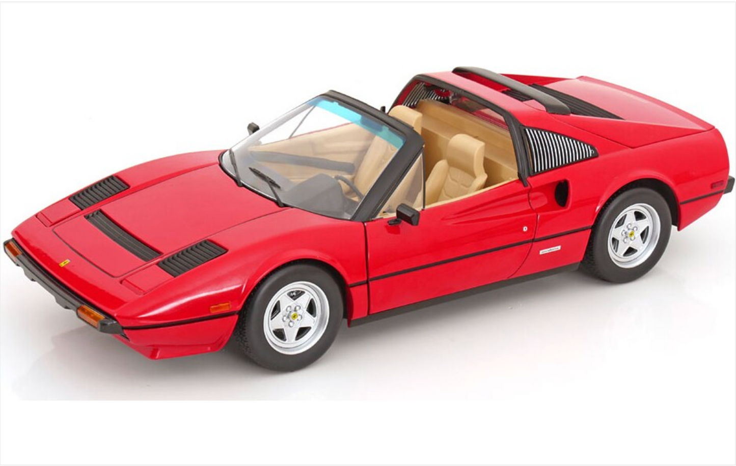 MAGNUM PI FERRARI 308 GTS - 1/12 SCALE DIECAST - W/ OPENING DOORS BY KK SCALE KKDC120271