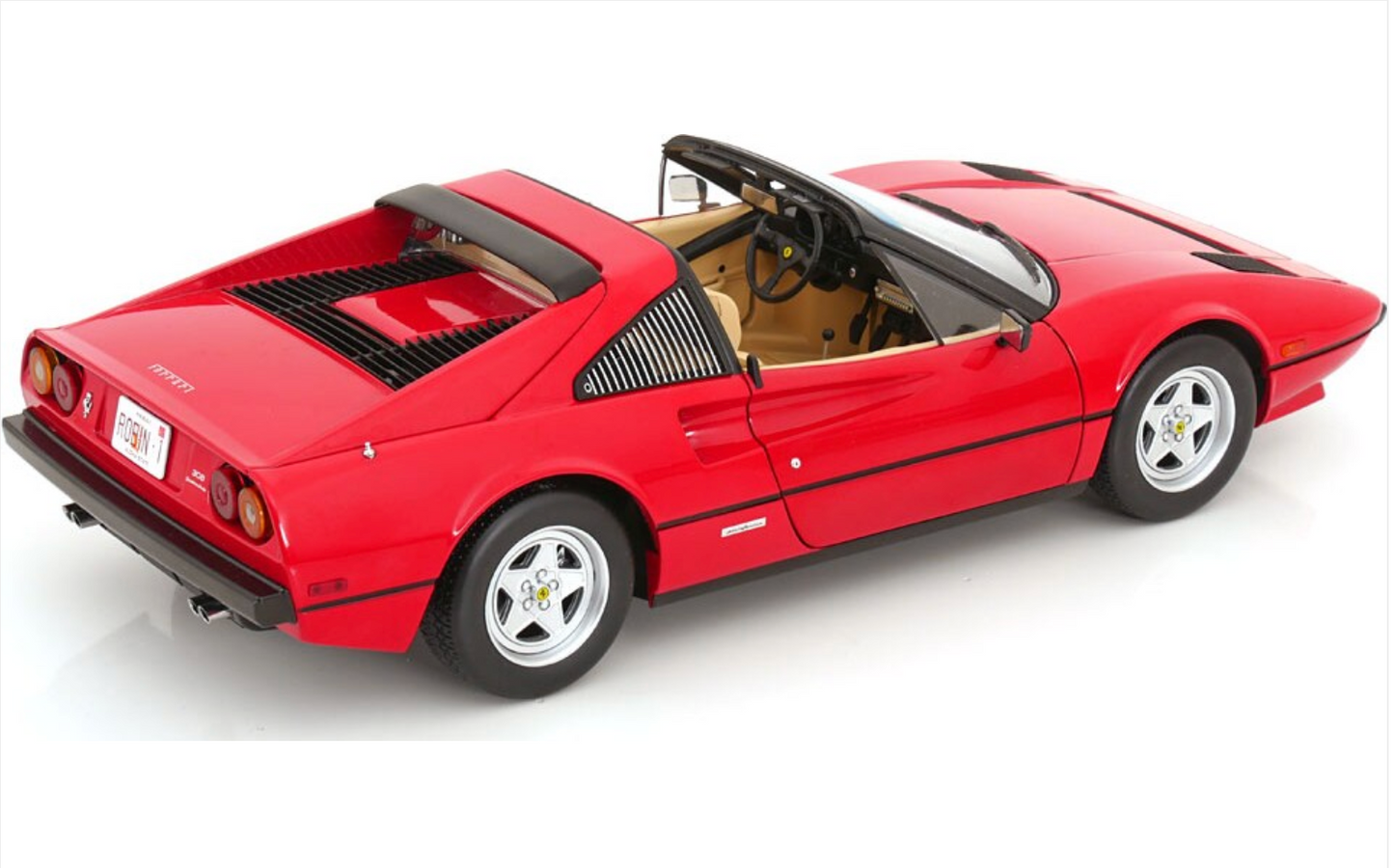 MAGNUM PI FERRARI 308 GTS - 1/12 SCALE DIECAST - W/ OPENING DOORS BY KK SCALE KKDC120271