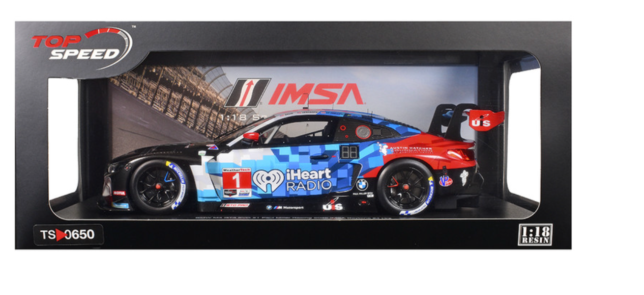 1/18 SCALE BMW M4 GT3 EVO PRESENTATION IMSA MODEL CAR BY TOP SPEED 1/18 SCALE BMW M4 GT3 EVO PRESENTATION IMSA MODEL CAR BY TOP SPEED