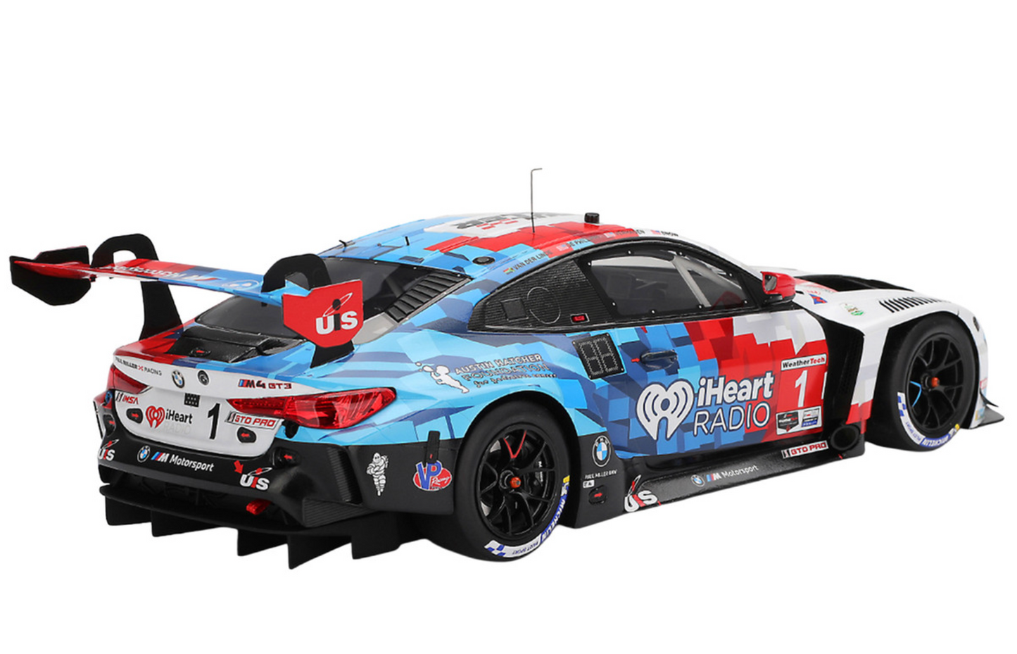 1/18 SCALE BMW M4 GT3 EVO PRESENTATION IMSA MODEL CAR BY TOP SPEED