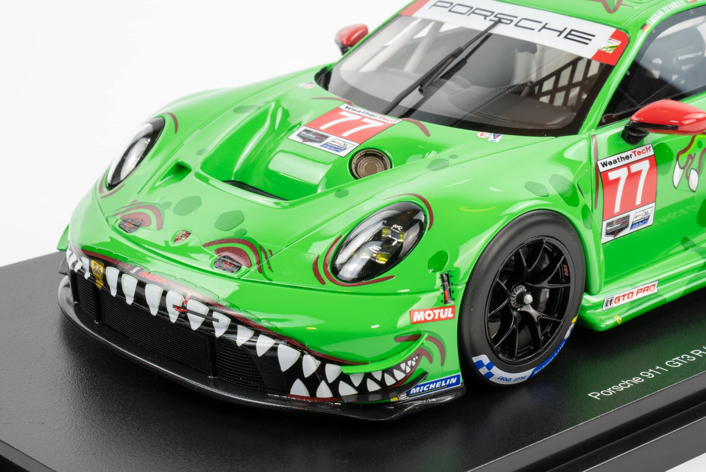 Porsche GT3 R AO Racing Rexy #77 GTD 2025 Daytona 24hrs 1/18 Scale by Top Speed