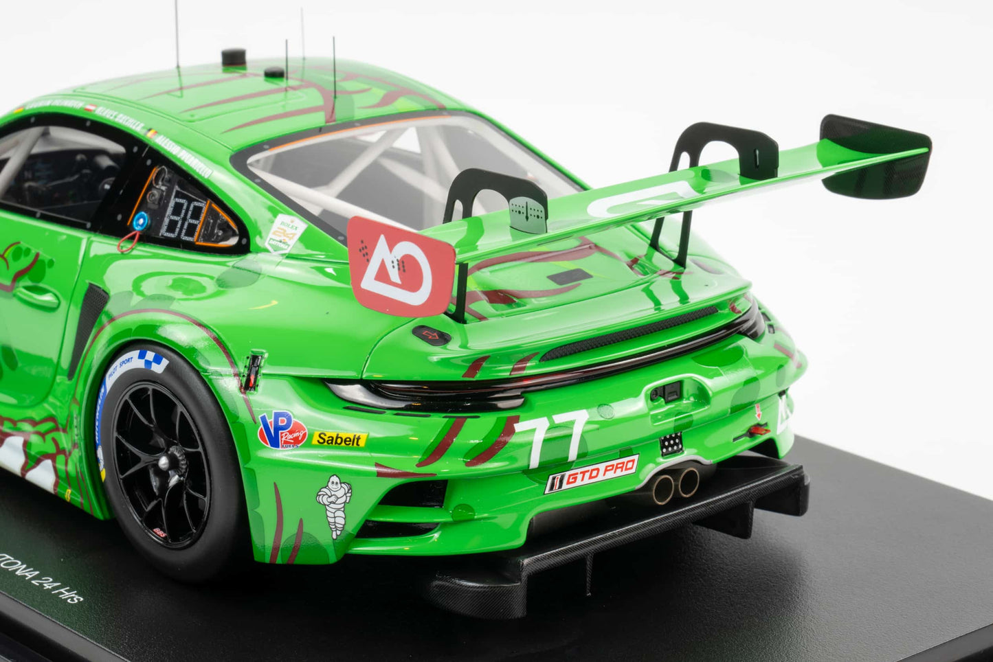 Porsche GT3 R AO Racing Rexy #77 GTD 2025 Daytona 24hrs 1/18 Scale by Top Speed