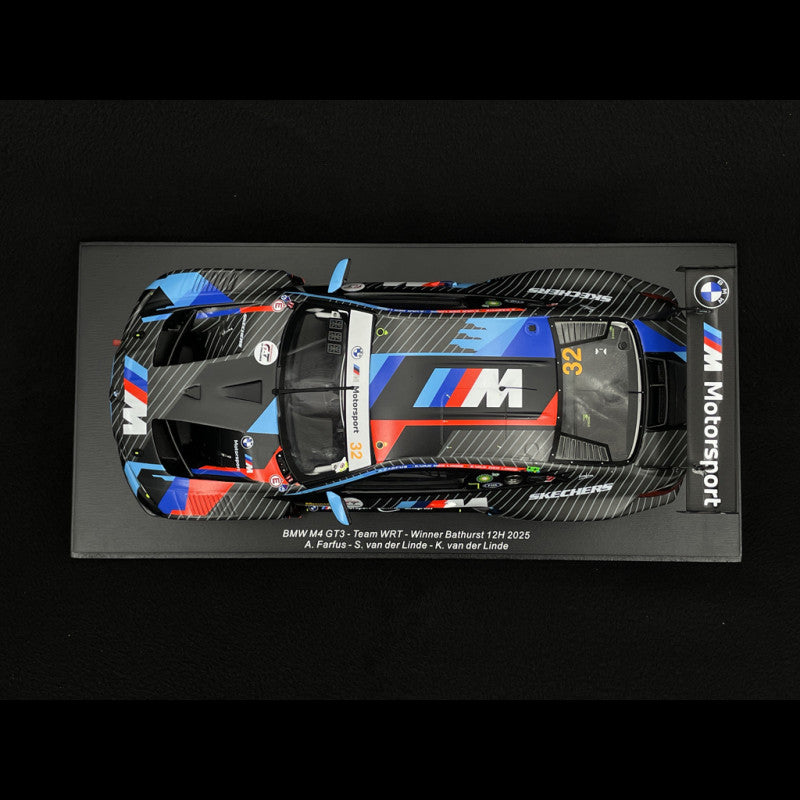M4 GT3 TEAM WRT #32 24h WINNER 12h BATHURST 2025 1/18 SCALE MODEL BY SPARK