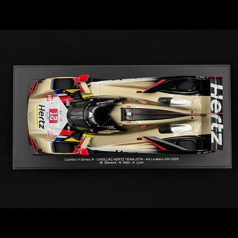 Cadillac V-Series.R #12 7th 24h LeMans 2025 Cadillac Hertz Team Jota 1/18 Spark
