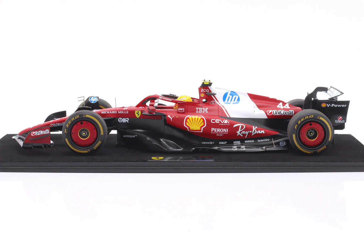 FERRARI F1 SF-25 China GP Sprint Winner Lewis Hamilton 1/12 Scale Looksmart