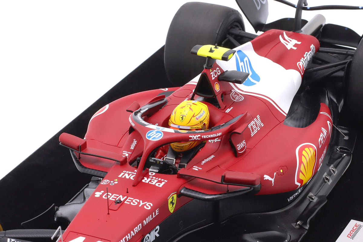 FERRARI F1 SF-25 China GP Sprint Winner Lewis Hamilton 1/12 Scale Looksmart