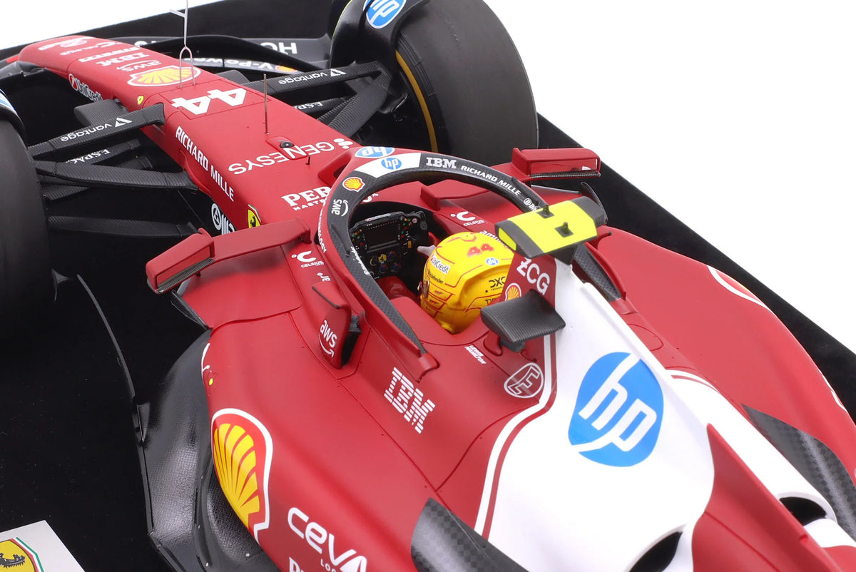 FERRARI F1 SF-25 China GP Sprint Winner Lewis Hamilton 1/12 Scale Looksmart