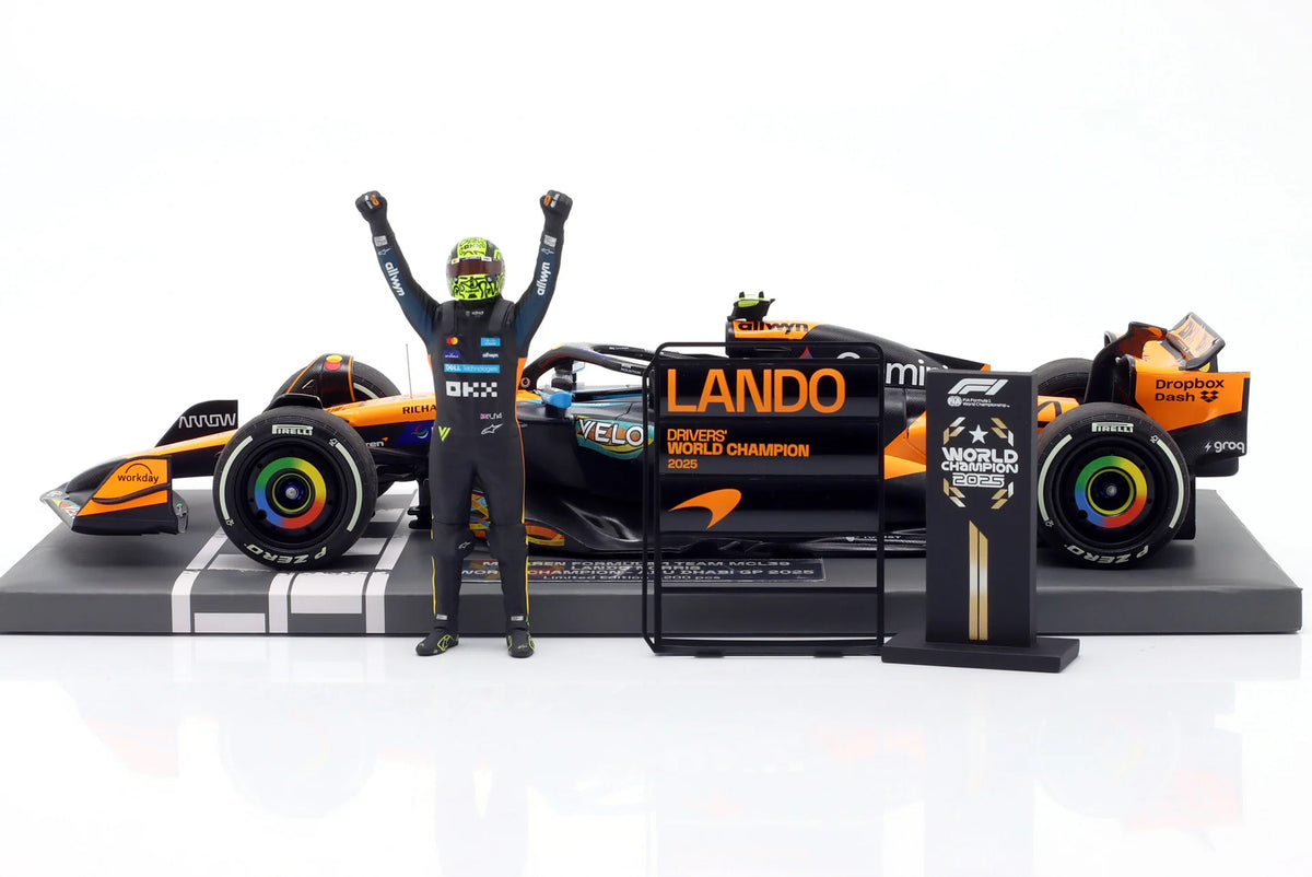 McLaren MCL39 Lando Norris 2025 Abu Dhabi GP 1/18 Scale by Minichamps