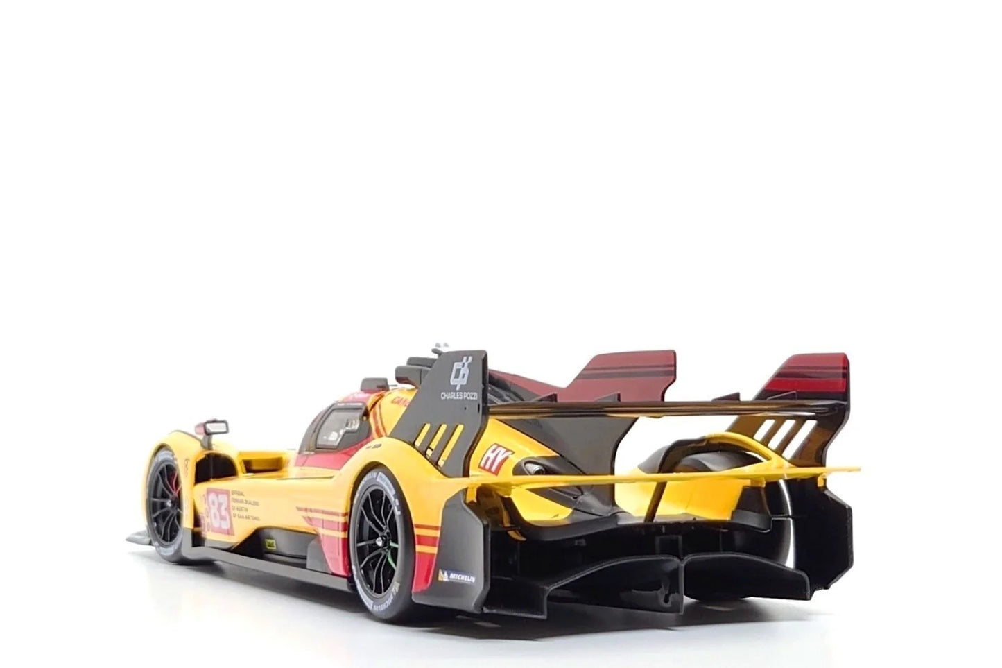 1/18 Scale Ferrari 499P #83 AF Corse WEC LeMans 24hr. 2024 Diecast by Bburago