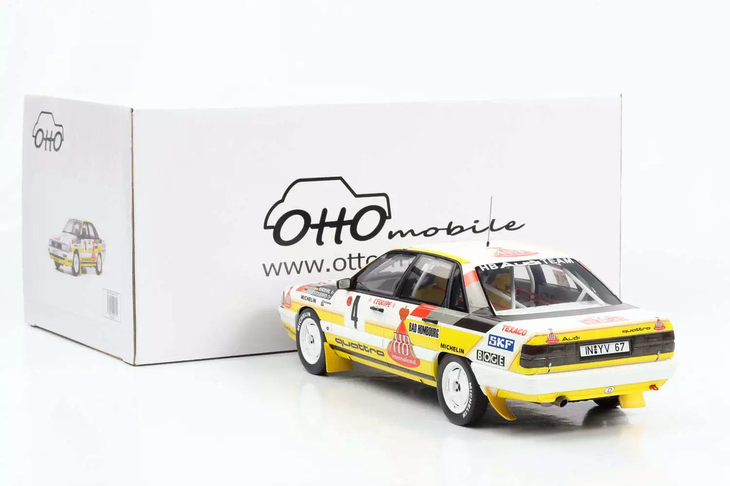 1:18 Audi 200 Quattro Gr.A #4 Röhrl HB Rallye Monte Carlo 1987 Ottomobile OT439