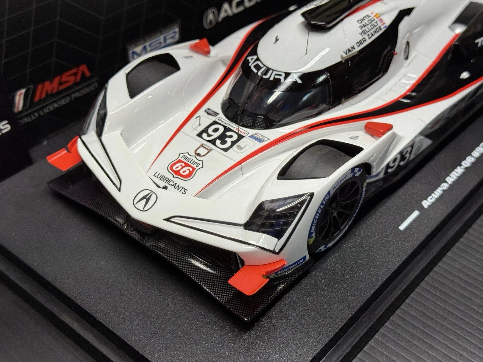 ACURA ARX-06 GTP #93 GTP IMSA 24H DAYTONA 2025 1/18 CAR BY TOP ACURA ARX-06 GTP #93 GTP IMSA 24H DAYTONA 2025 1/18 CAR BY TOP