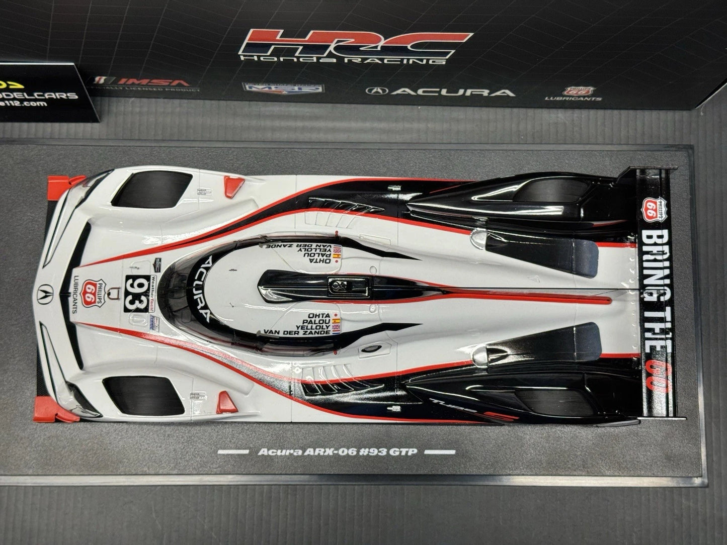 ACURA ARX-06 GTP #93 GTP IMSA 24H DAYTONA 2025 1/18 CAR BY TOP ACURA ARX-06 GTP #93 GTP IMSA 24H DAYTONA 2025 1/18 CAR BY TOP