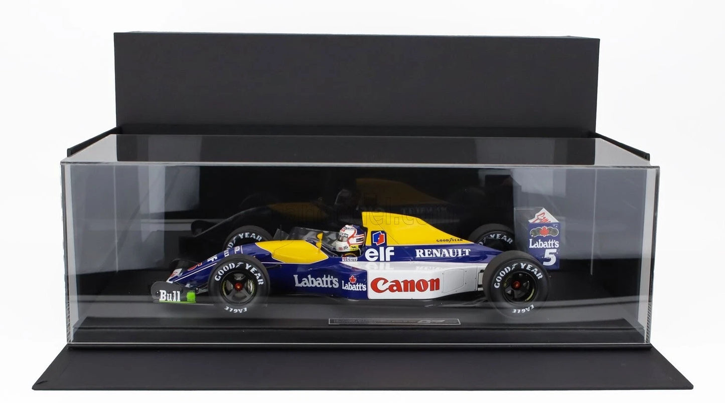 1/12 Scale Williams FW14B - Nigel Mansell British GP Pole w/ Case - GP Replicas GP1228AWD