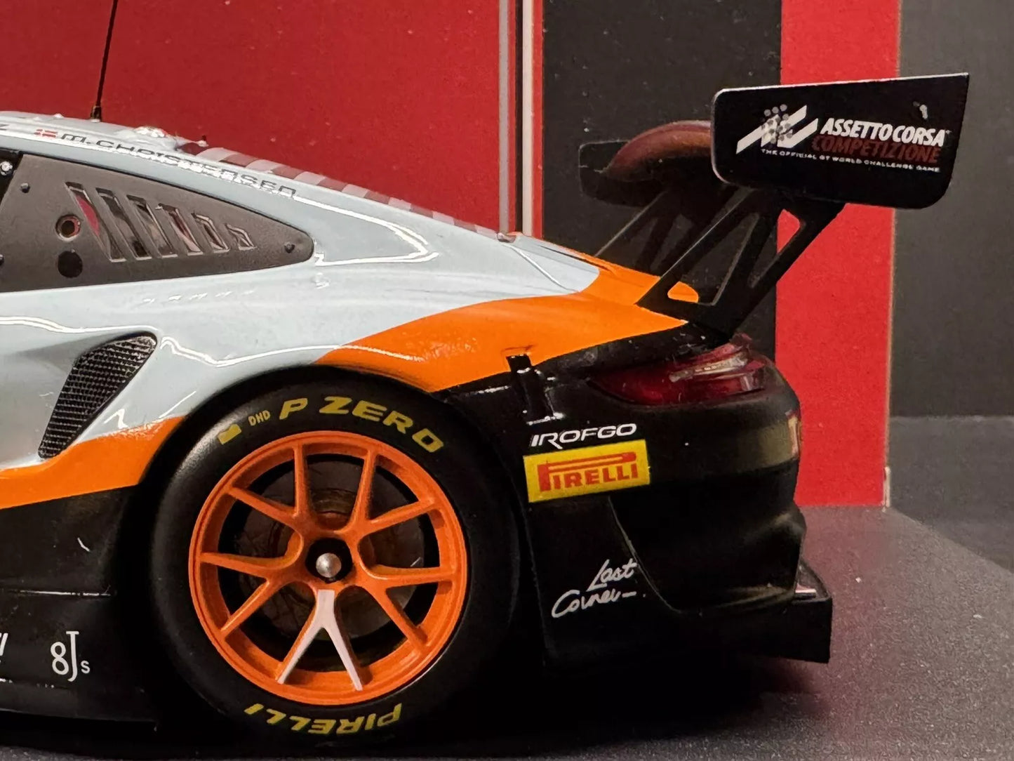 1/18 Scale IXO 911 GT3 RSR 991 24h of Spa 2019 #20 Gulf Livery Diecast Model Car