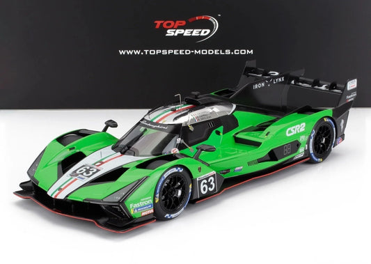 LAMBORGHINI SC63 3.8L V8 TURBO Sebring 12hr 2024 #63 1/18 Scale Top Speed