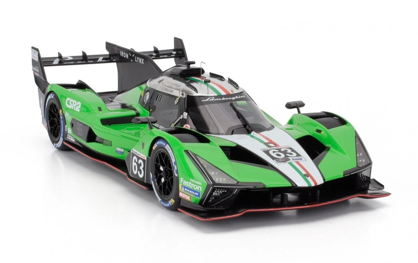 LAMBORGHINI SC63 3.8L V8 TURBO Sebring 12hr 2024 #63 1/18 Scale Top Speed