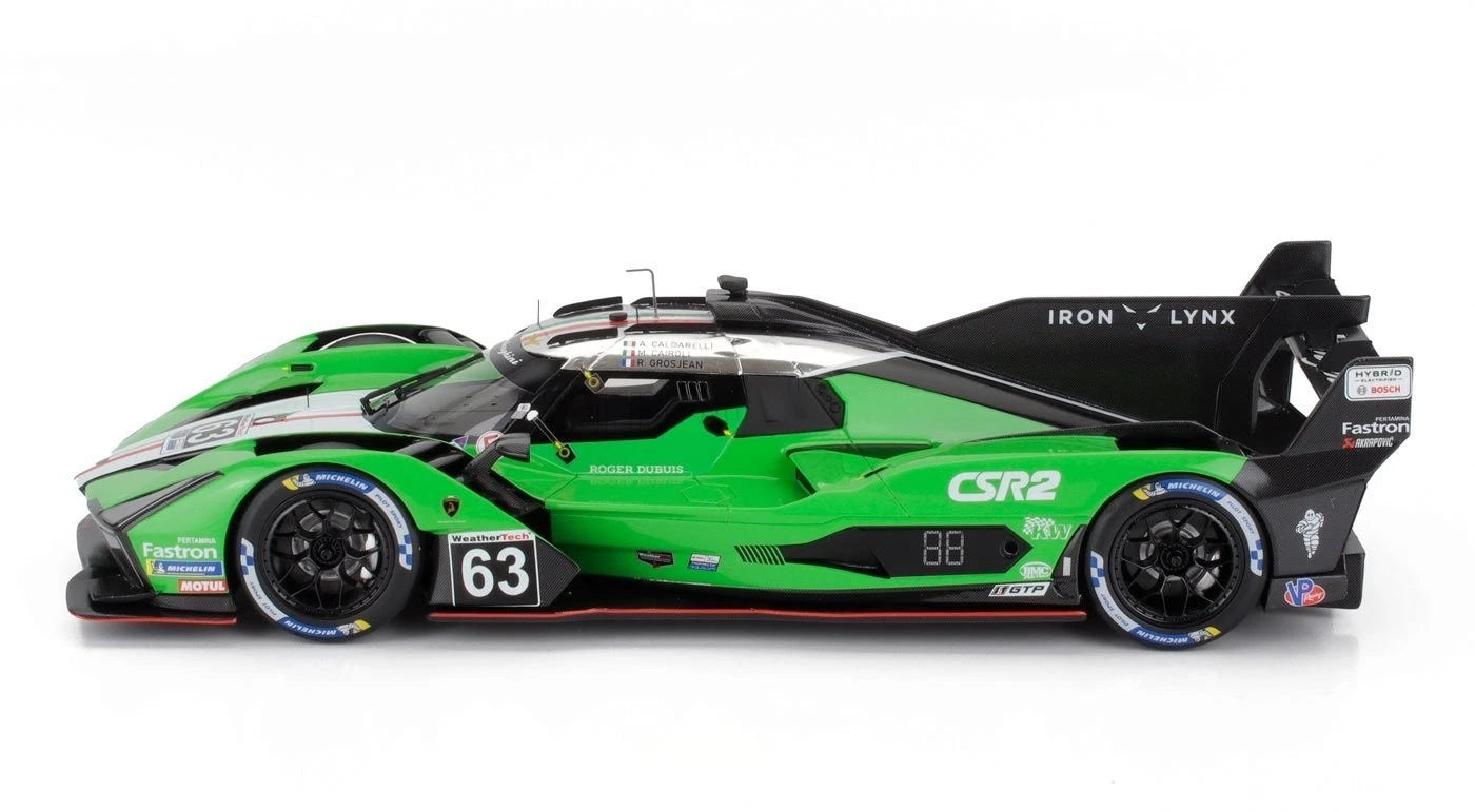 LAMBORGHINI SC63 3.8L V8 TURBO Sebring 12hr 2024 #63 1/18 Scale Top Speed