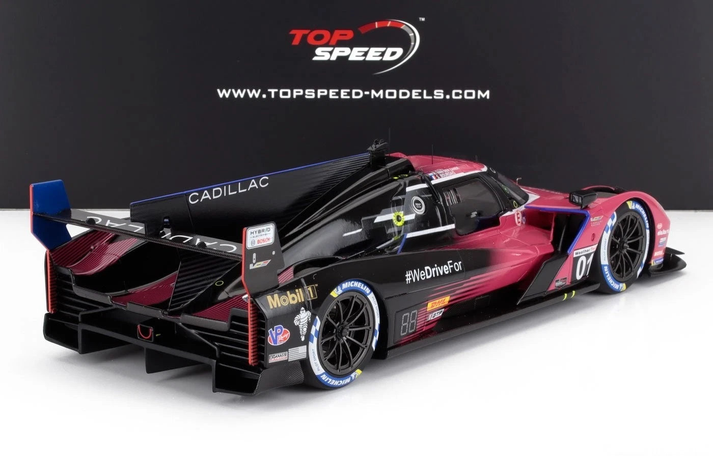 Cadillac V-LMDh GTP 2024 IMSA PETIT LE MANS 1/18 Scale Model Car Top Speed