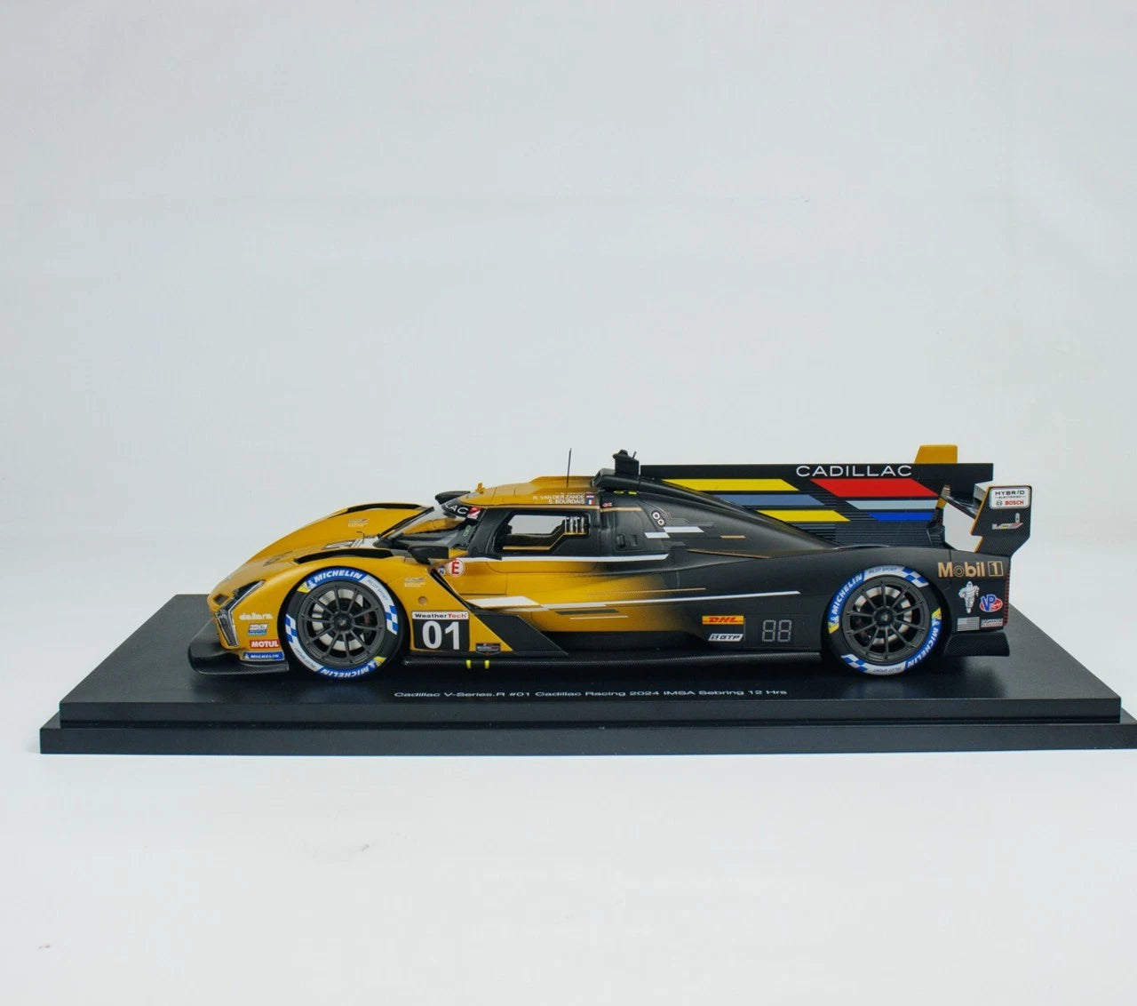 Cadillac V-LMDh GTP 2024 2024 IMSA Sebring 12 Hrs 1/18 Scale Model Car Top Speed