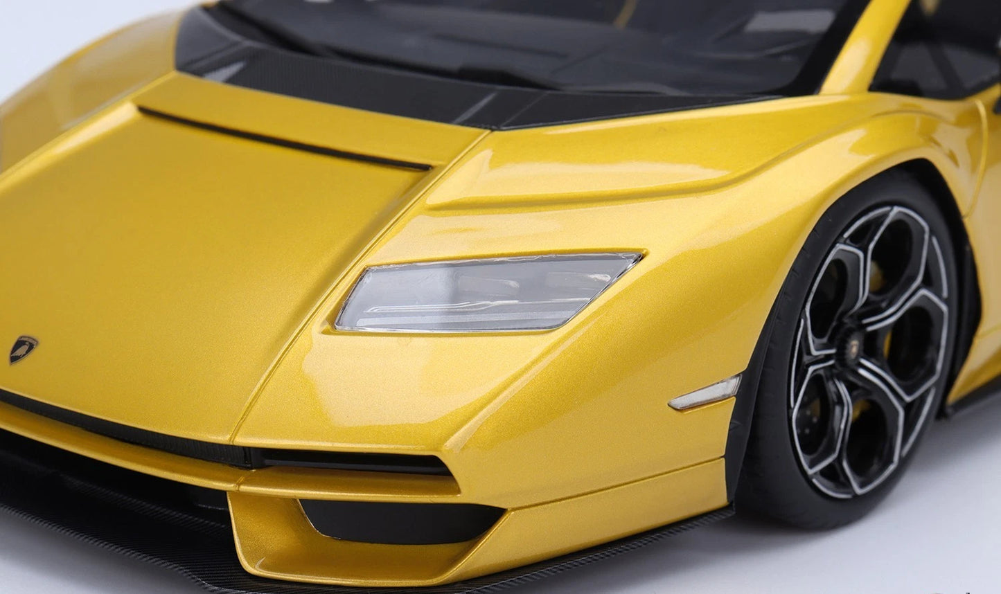 1/18 Scale Lamborghini Countach LPI 800-4 New Giallo Orion by Top Speed Models