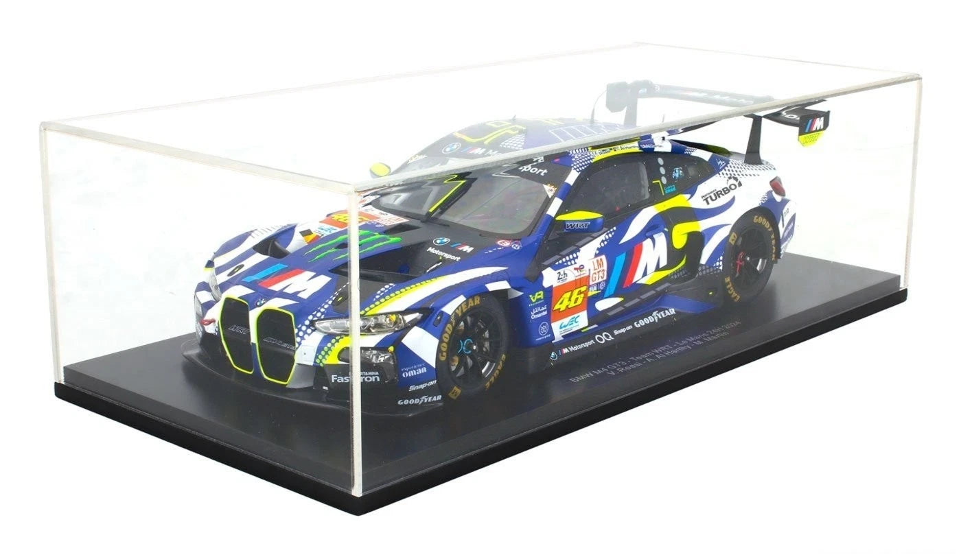 M4 GT3 TEAM WRT #46 24h LE MANS 2024 VALENTINO ROSSI 1/18 SCALE MODEL BY SPARK