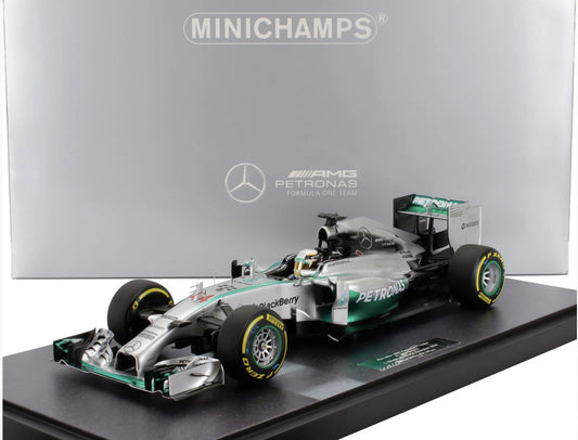 MERCEDES-AMG W05 - WORLD CHAMPION 2014 LEWIS HAMILTON 1/12 SCALE MINICHAMPS