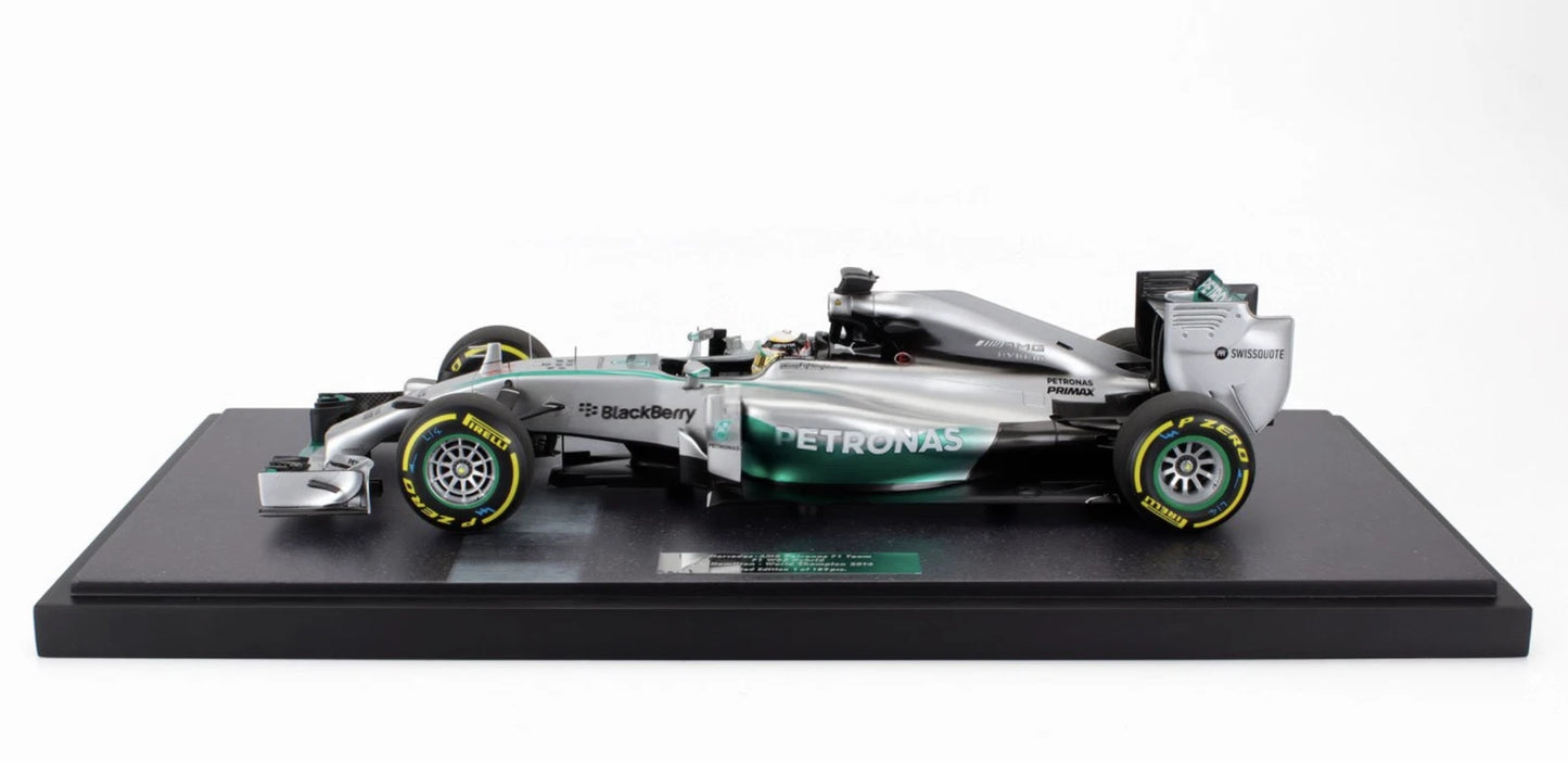 MERCEDES-AMG W05 - WORLD CHAMPION 2014 LEWIS HAMILTON 1/12 SCALE MINICHAMPS