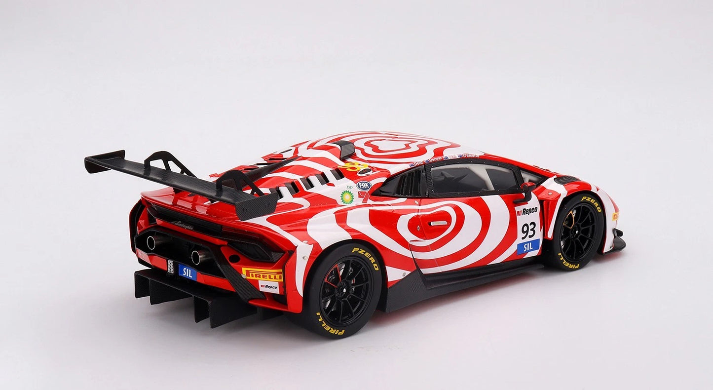 1/18 Scale Top Speed Lamborghini Huracan GT3 EVO2 #93 Wall Racing 2024 Bathurst 12 hr TS0626