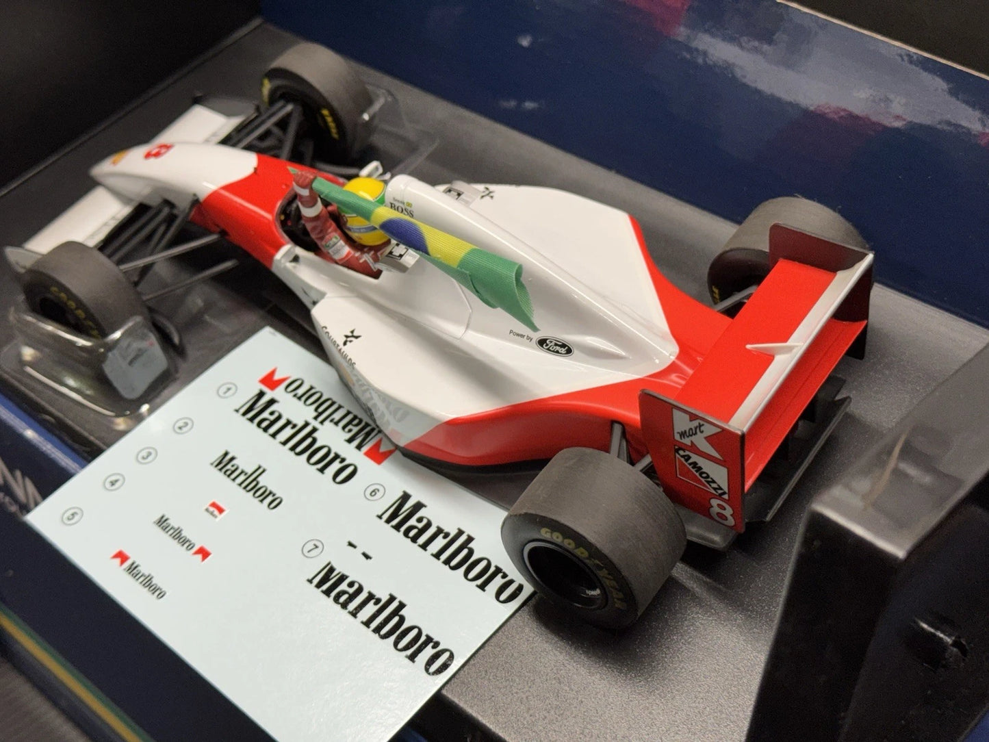 1/18 Scale Minichamps McLaren MP4/8 Winner Australian GP 1993 - Ayrton Senna