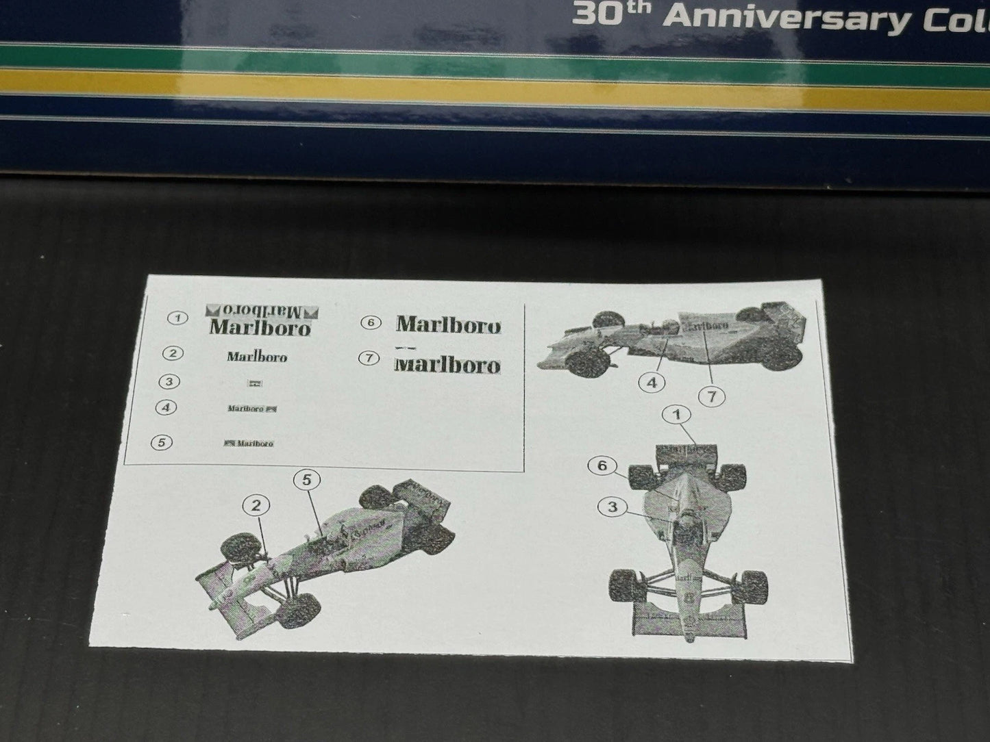 1/18 Scale Minichamps McLaren MP4/8 Winner Australian GP 1993 - Ayrton Senna