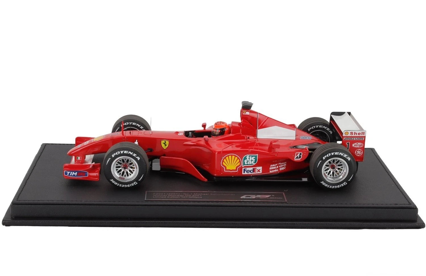 FERRARI F1 2001 - MONACO GP WINNER 2001 M. SCHUMACHER - GP REPLICAS 1/18 SCALE