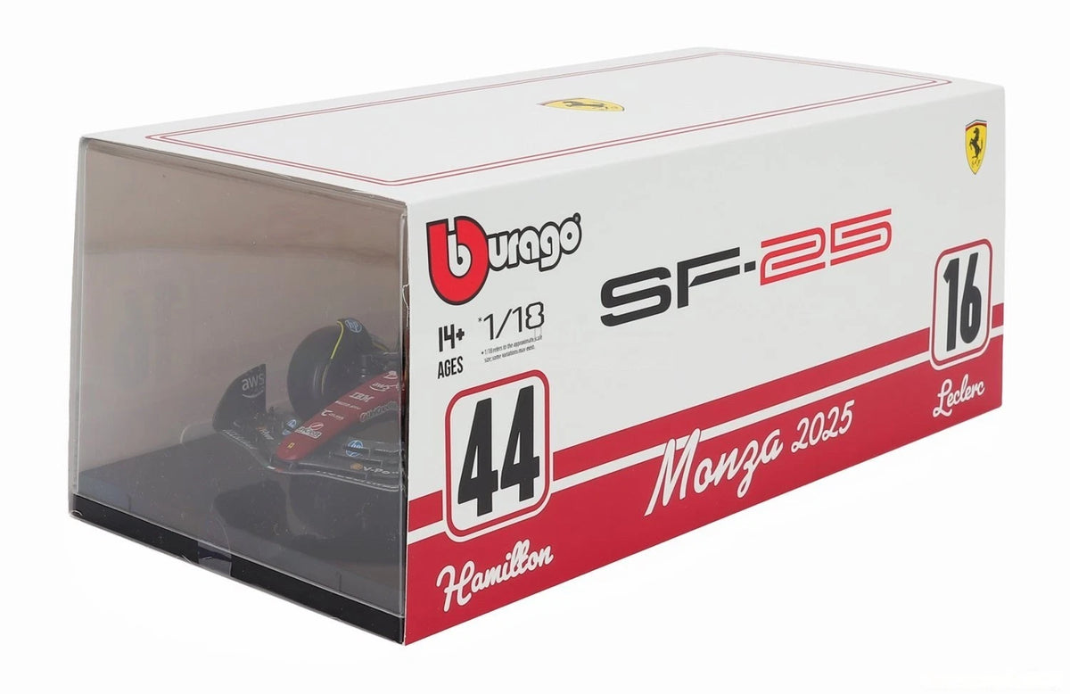 Lewis Hamilton Ferrari SF-25 #44 6th Italian GP Formula 1 2025 1:18 Bburago