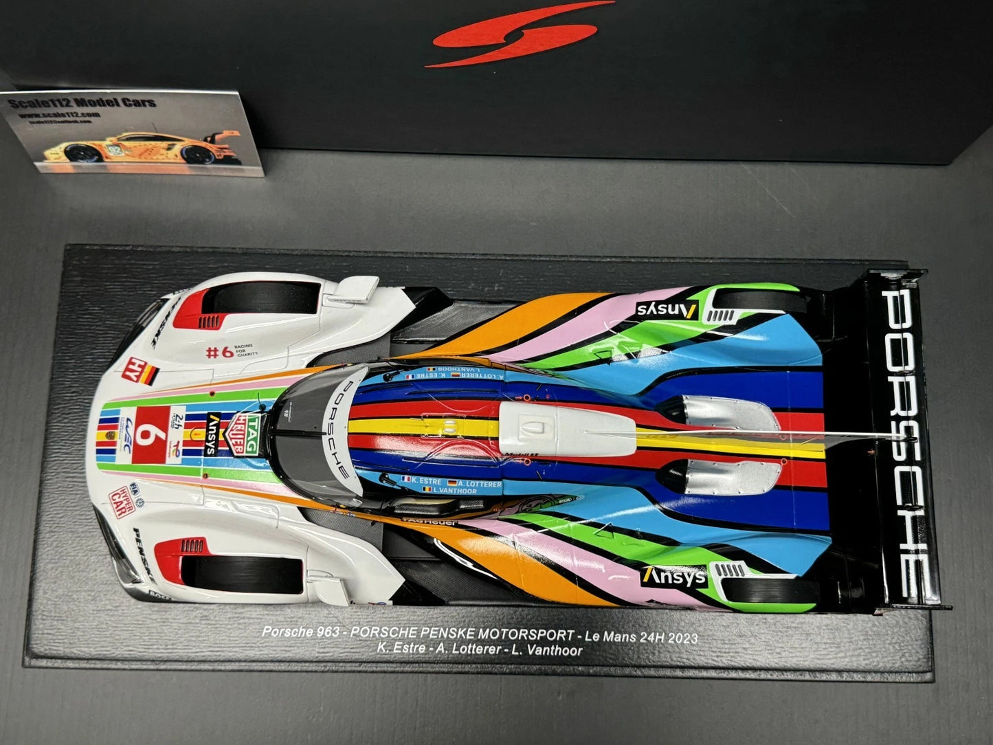 1/18 Scale Spark Porsche 963 LMDH #6 Penske Motorsport 24h Le Mans 2023