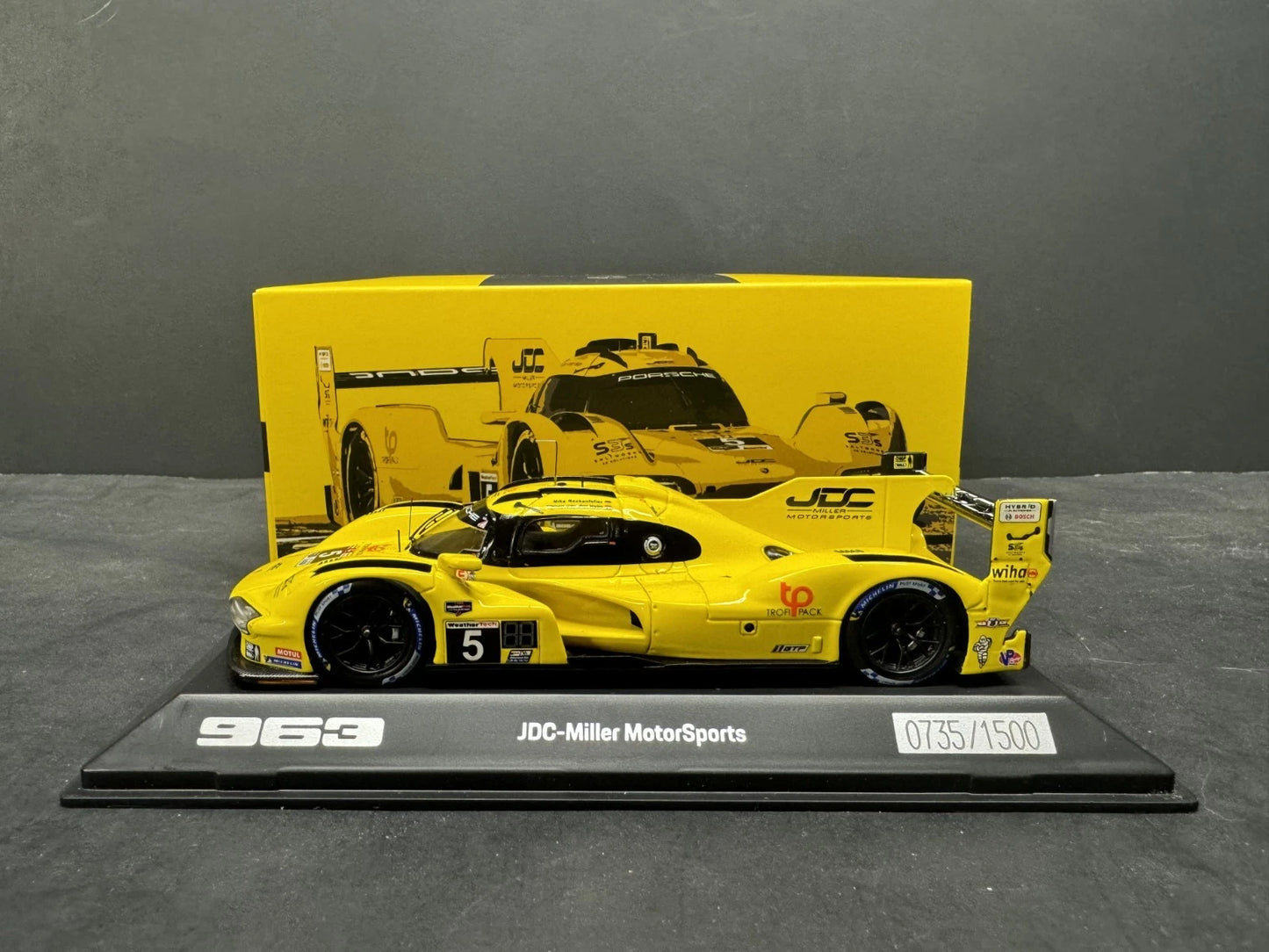 1/43 Spark Porsche 963 #5 JDC-Miller MotorSports - IMSA 2023 (Dealer Edition)