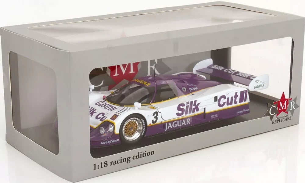 Jaguar XJR9 V12 Silk Cut Racing LeMans Winner 1990 Diecast 1:18 Scale CMR