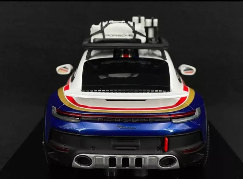 Porsche 911 (992) Dakar 2023 Rallye Roughroads 1/18 Scale Dealer Edition Spark