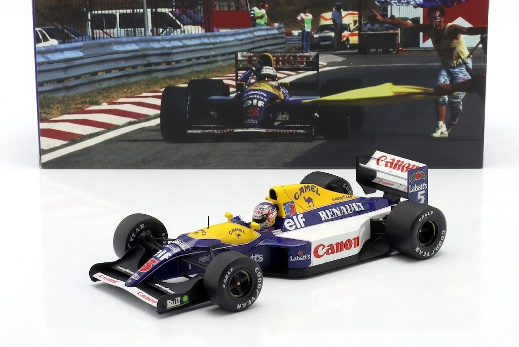 Williams Renault F1 FW14B #5 Nigel Mansell 1992 1/18 Scale Model Car by WERK83