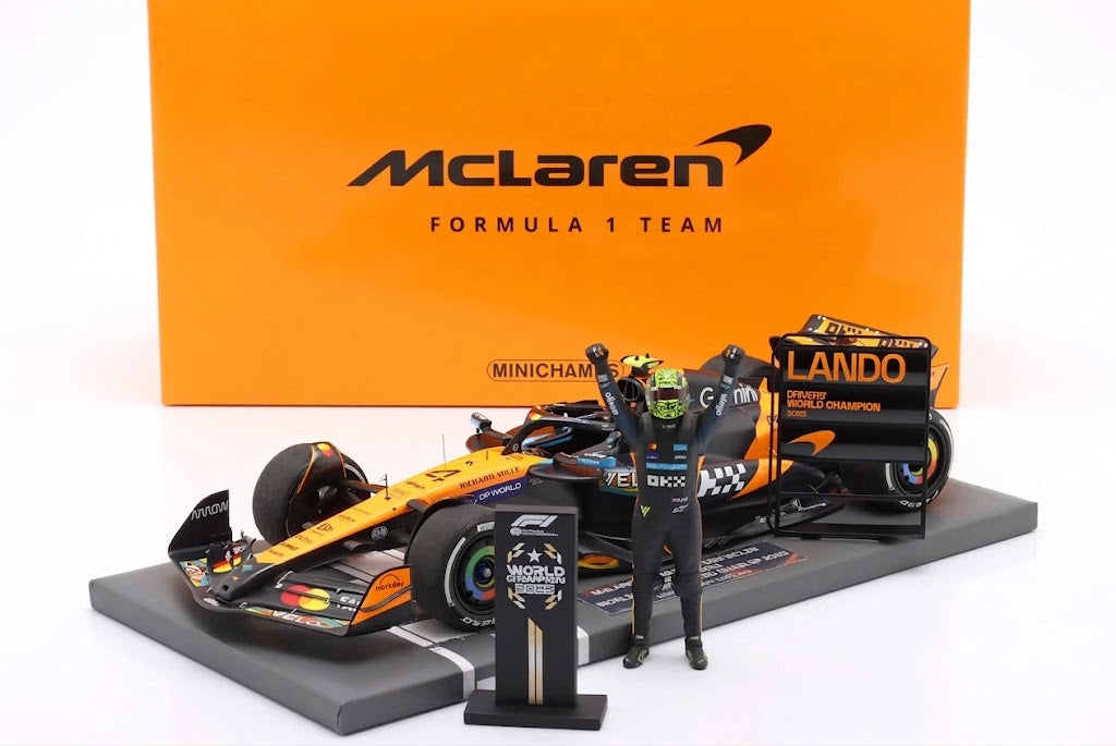 McLaren MCL39 Lando Norris 2025 Abu Dhabi GP 1/18 Scale by Minichamps