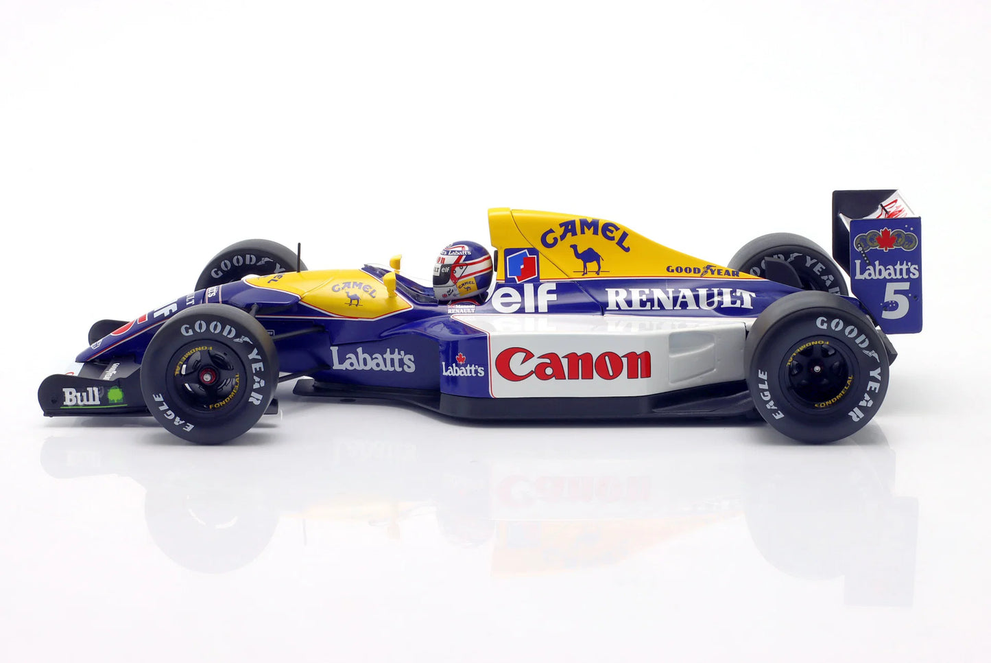 Williams Renault F1 FW14B #5 Nigel Mansell 1992 1/18 Scale Model Car by WERK83