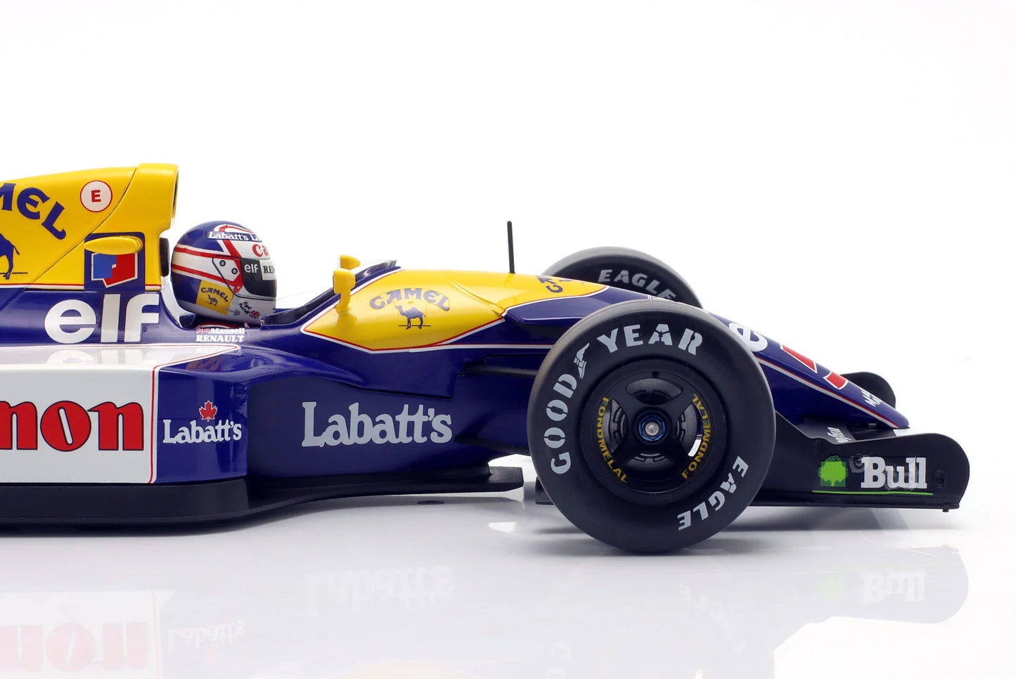 Williams Renault F1 FW14B #5 Nigel Mansell 1992 1/18 Scale Model Car by WERK83