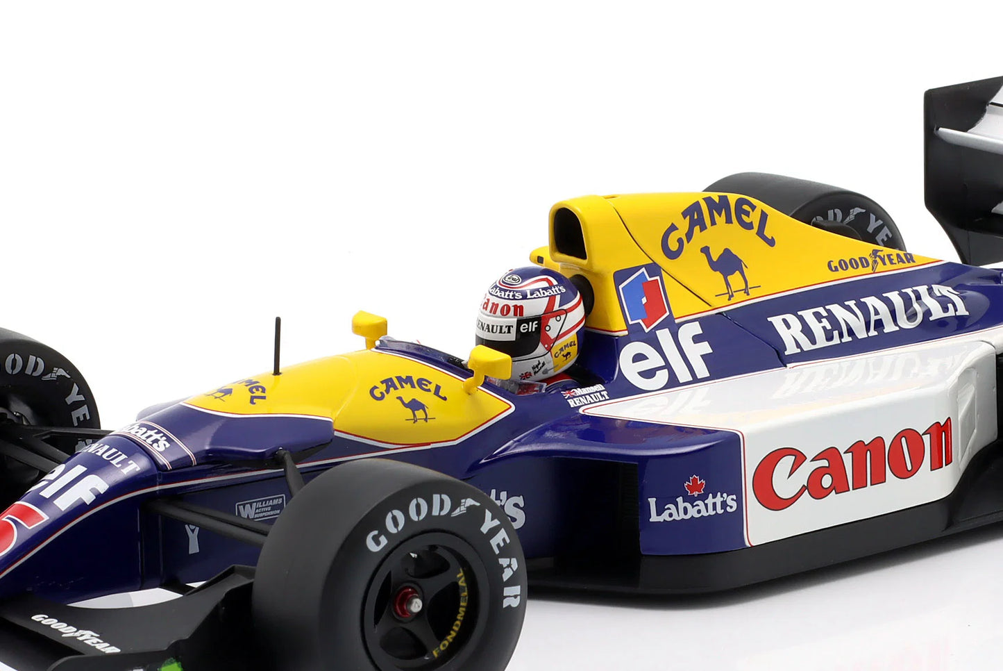 Williams Renault F1 FW14B #5 Nigel Mansell 1992 1/18 Scale Model Car by WERK83