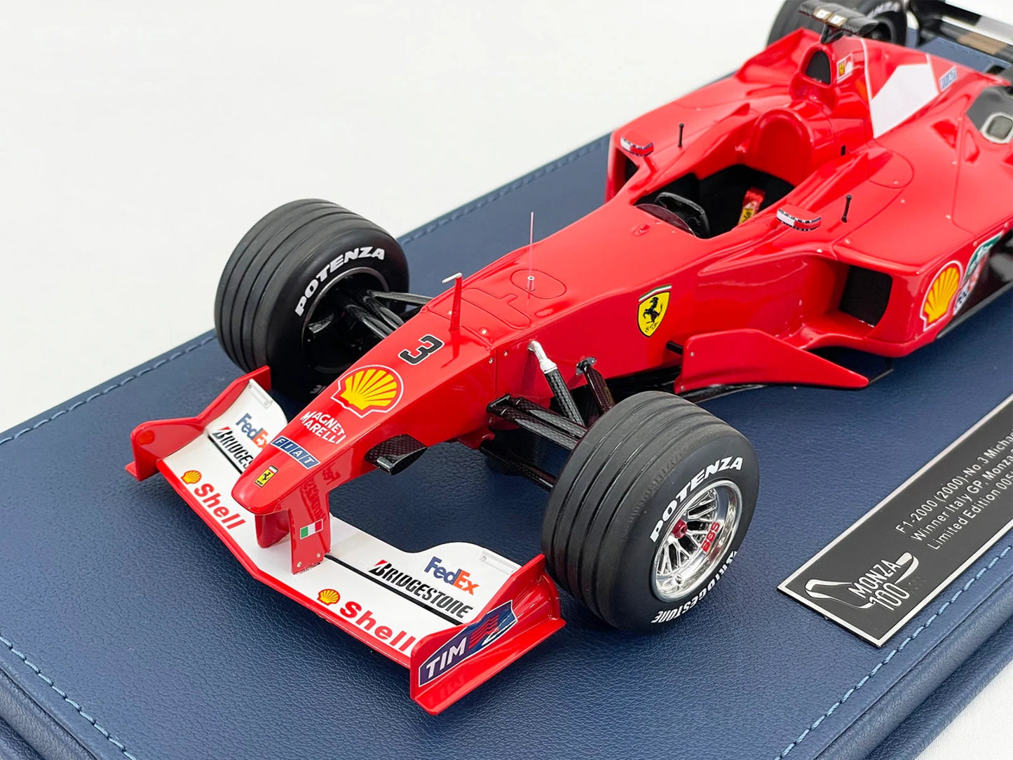 FERRARI F1-2000 - WINNER ITALIAN GP 2000 M. SCHUMACHER - GP REPLICAS 1/18 SCALE GP167AWD