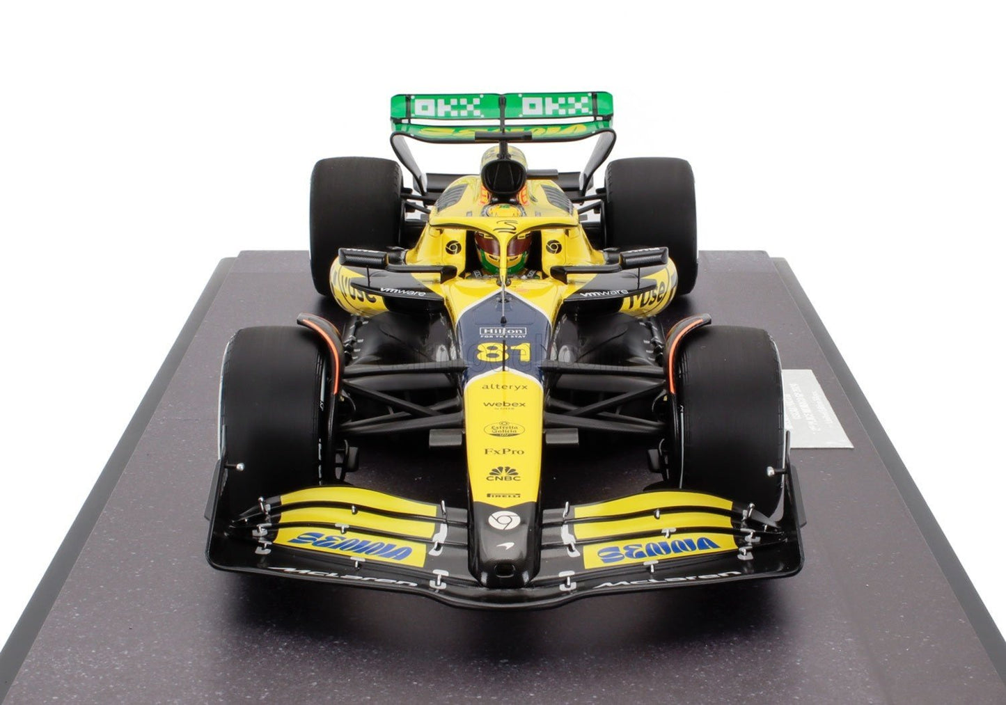 McLaren MCL38 #81 Oscar Piastri 2024 Monaco GP 1/12 Scale Model by Minichamps