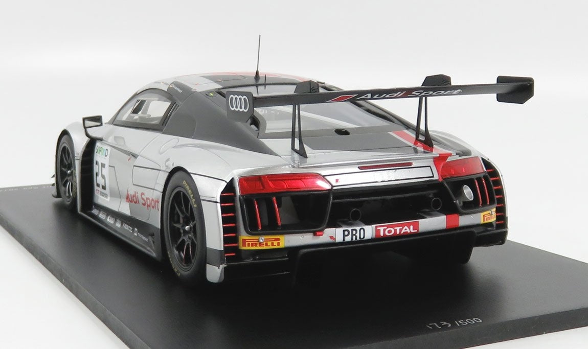 Audi R8 LMS GT3 Team Audi Sport 2017 Spa Winner Model Car 1/18 Scale Spark