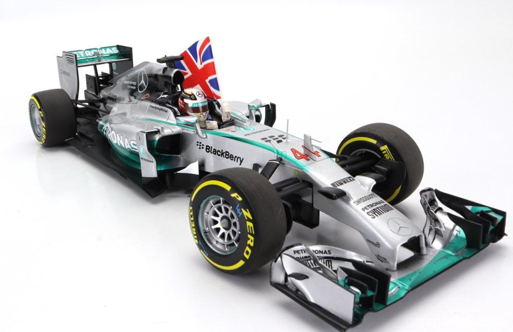 MERCEDES-AMG W05 - WORLD CHAMPION 2014 LEWIS HAMILTON 1/18 SCALE MINICHAMPS