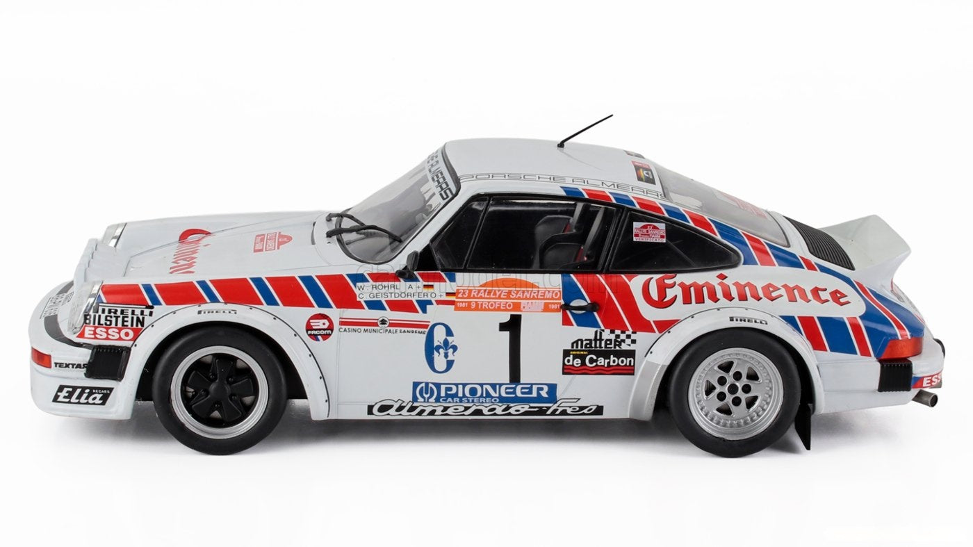 1/18 Scale Porsche 911 SC Gr.4 #1 Rallye San Remo Rally Walter Rohrl 1981 WERK83