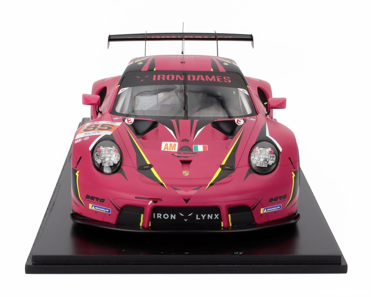 1/12 Scale Porsche 911 RSR No.85 IRON DAMES Le Mans 24H 2023 Model Car w/ Case