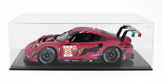 1/12 Scale Porsche 911 RSR No.85 IRON DAMES Le Mans 24H 2023 Model Car w/ Case